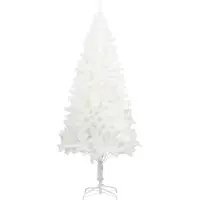 Plastgran verklighetstrogna barr vit 120 cm