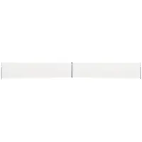 vidaXL Infällbar sidomarkis 170x1200 cm gräddvit