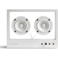 Transparent Small Speaker White