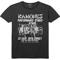 Ginza.se Ramones: Unisex T-Shirt/East Village (Black) (Medium)