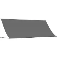 vidaXL Markis infällbar antracit 350x150 cm tyg och stål