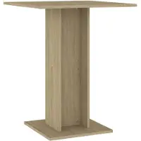 vidaXL Bistrobord, Sonoma Ek, 60x60x75 cm, Spånskiva