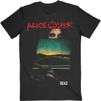 Ginza.se Alice Cooper: Unisex T-Shirt/Road Cover Tracklist (Black) (Back Print) (XX-Large)