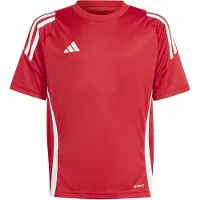 Adidas Tränings T-Shirt Tiro 24 - Röd/Vit Barn, storlek 176 cm