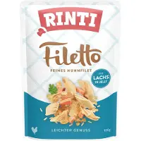 Rinti Filetto Pouch i gelé 24 x 100 g - Kyckling med lax