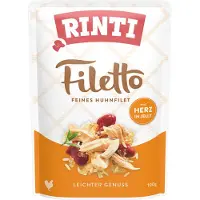 Rinti Ekonomipack: Filetto Pouch i gelé 48 x 100 g - Kyckling med hjärta