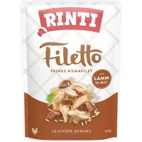 Rinti Filetto Pouch i gelé 24 x 100 g - Kyckling med lamm