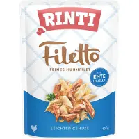 Rinti Filetto Våtfoder för hundar Kyckling Anka 100g
