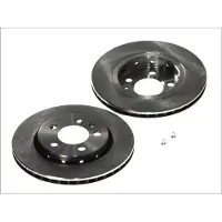 Delphi Bromsskivor BG3611 bak, ventilerad, 2 Stycke