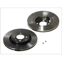 Delphi Bromsskivor BG2712 fram, ventilerad, 2 Stycke