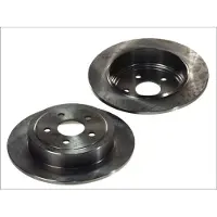 Delphi Bromsskivor BG3593 bak, full, 2 Stycke