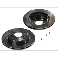 Delphi Bromsskivor BG3884 fram, ventilerad, 2 Stycke