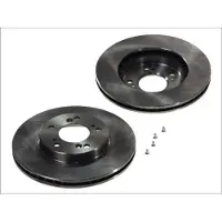 Delphi Bromsskivor BG3061 fram, ventilerad, 2 Stycke