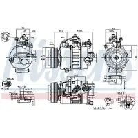 Nissens Kompressor för luftkonditionering 890792