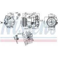 Nissens Kompressor för luftkonditionering 890259