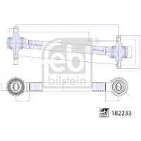 FEBI BILSTEIN Styr, fjädring 182233