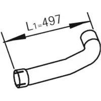 DINEX Avgasrör 47276