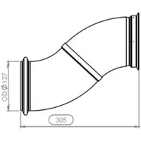 DINEX Avgasrör 21555