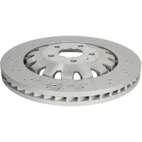SHW Bromsskiva AFX45511 fram, ventilerad, höggradigt förkolnad, 1 Stycke