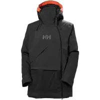 Helly Hansen Powchaser Asymmetric, Skidjacka, Dam, Svart