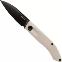 Real Steel Stella Lux 7041Z2, K110 DLC Coating, Ivory G10, slipjoint pocket knife