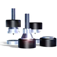 Soundcare SuperSpike 1 | Standard | M6 gänga, 4-pack | Svart