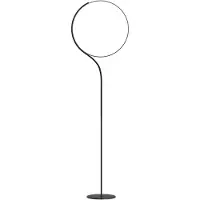 Kdln Golvlampa , Poise, dimbara, Svart, Vardagsrum, Metall, Design