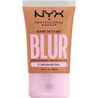 Nyx PROF. MAKEUP Bare With Me Blur Tint Foundation 30ml 11 Medium Neutral