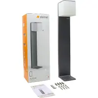 Steinel 055486 GL 80 Cubo LED-utomhusmarkbelysning med rörelsedetektor LED LED fast installerad 9.1 W Silver