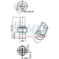 Nissens Tryckvakt, luftkonditioneringssystem 301101