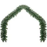 vidaXL Julkrans med LED-lampor 20 m