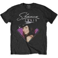 Ginza.se Shania Twain: Unisex T-Shirt/Purple Photo (Black) (Large)