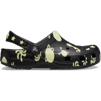 Crocs Classic Grafisk Termoplastiska Svarta Loafers
