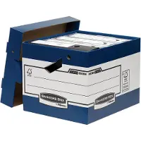 Fellowes 0038801, papper, Blå, A4, 285 x 333 x 390 mm, 292 x 335 x 404 mm, 1 styck