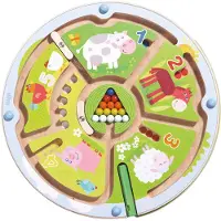 Haba Magnetspel - Tal Labyrint - - One Size - Magnetiska leksaker