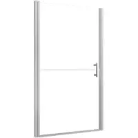 vidaXL Duschdörr härdat glas 81x195 cm