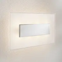 Quitani LED vägglampa Lole , dimbar, Aluminium / grå / zink, Vardagsrum / matsal, Aluminium / grå / zink, Modern, LED-vägglampa, vägglampa inomhus