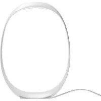 Foscarini Design bordslampa Anisha, dimbar, Vitt / opal, Vardagsrum / matsal, Syntetmaterial, Design, Bordslampa