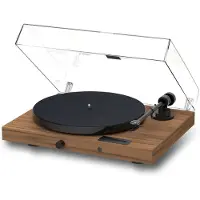 Pro-Ject JukeBox E1 + OM5e Skivspelare, Allt-i-ett-system / Plug and Play med Bluetooth, valnöt,