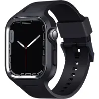 Uniq Monos 2 i 1 armband + fodral för Apple-klocka 45/44mm - Svart