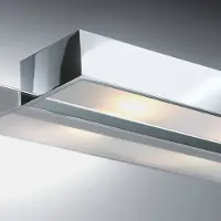DECOR WALTHER Vägglampa Box 1-40 N, dimbar, Förkromad / silver, Badrum, Metall, Modern, Vägglampa, sänglampa, sänglampa vägg