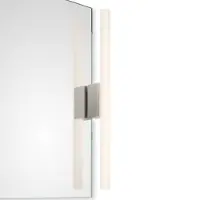 DECOR WALTHER Vägglampa Omega 1, dimbar, Aluminium / grå / zink, Sovrum, Metall, Modern, Vägglampa, sänglampa, sänglampa vägg
