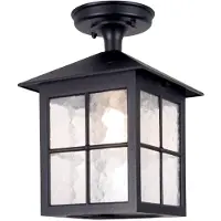 Elstead Lighting Utomhustaklampa Winchester BL18A Winchester, dimbar, Svart, Metall, Antik, Taklampa