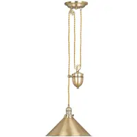 Elstead Lighting Hänglampa Provence, dimbar, Mässing / guld, Vardagsrum / matsal, Metall, Pendellampa
