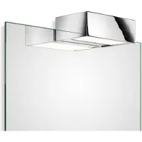 DECOR WALTHER Vägglampa Box 1-15 N, dimbar, Förkromad / silver, Badrum, Metall, Modern, Vägglampa, sänglampa, sänglampa vägg