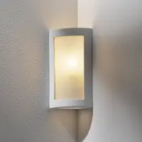 AUSTROLUX BY KOLARZ Vägglampa CASABLANCA, dimbar, Vitt / opal, Hall, Gips / lera, Modern, Vägglampa, vägglampa inomhus