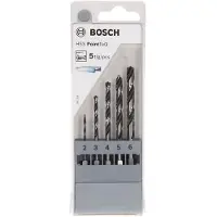 Bosch 2607002825 2607002825 Spiralborrsats 2.0 mm, 3.0 mm, 4.0 mm, 5.0 mm, 6.0 mm 1 st
