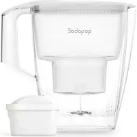 Sodapop 10029101 Vattenfilter 3 l Vit, Transparent