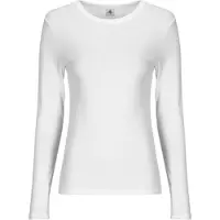 Petit Bateau Långärmade T-shirts ML COL ROND kvinnor - Vit - EU M