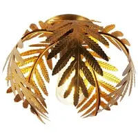 QAZQA Vintage Smart taklampa guld 24 cm inkl. WiFi ST64 - Botanica
